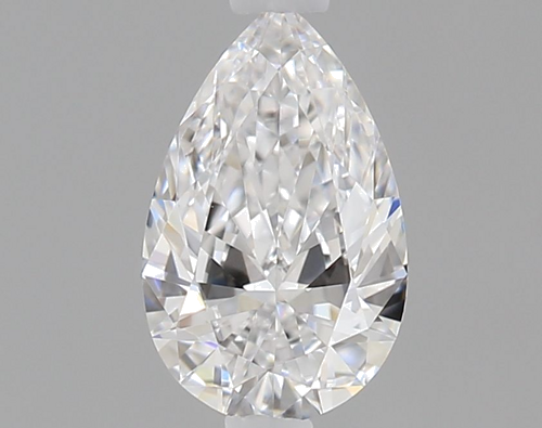 0.3 carat D-VVS2 Natūralus Pear Deimantas (1)