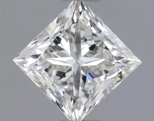 0.52 carat I-SI1 Natūralus Princess Deimantas (1)