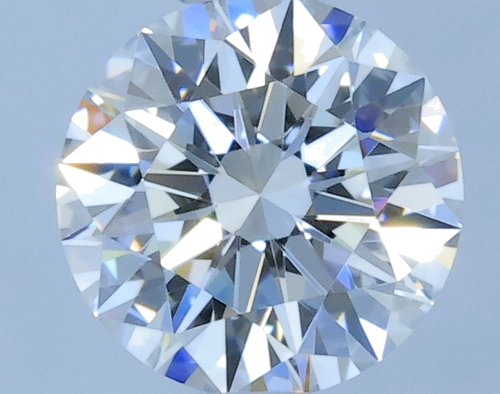 0.37 carat F-VVS1 Excellent cut Natūralus Round Deimantas (1)