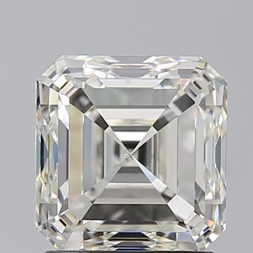 2.01 carat J-SI1 Natūralus Asscher Deimantas (1)