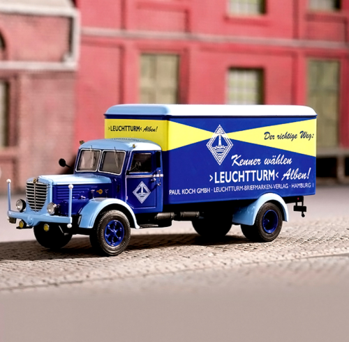 Kolekcinis Leuchtturm Furgono BUSSING 8000 (1:43) modelis (1)