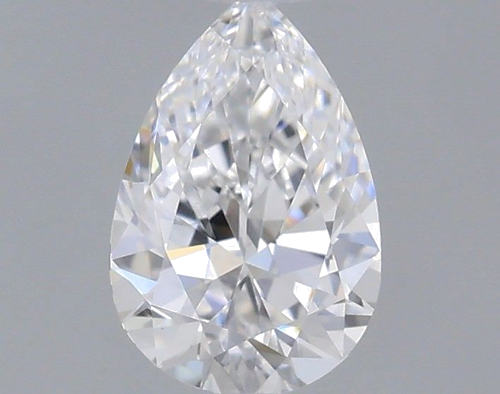 0.3 carat D-VS1 Natūralus Pear Deimantas (1)