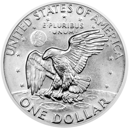 1 Dollar Eisenhower (1951–1980) USA Silver Coin (2)