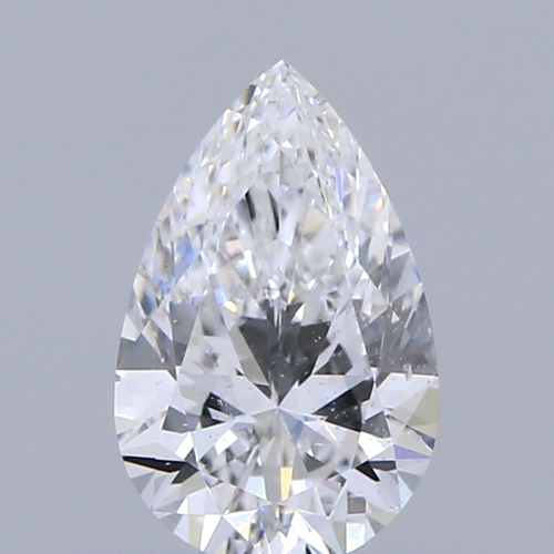 0.5 carat E-SI1 Natūralus Pear Deimantas (1)