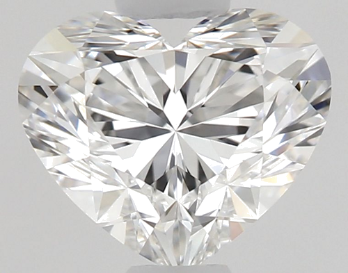 0.57 carat F-IF Natūralus Heart Deimantas (1)