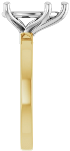 Sužadėtuvių Žiedas „Solitaire“ 14k yellow/white gold Pear 11.5mm x 7mm (4)