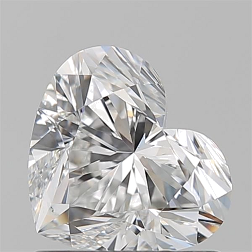 1.01 carat E-VS2 Natūralus Heart Deimantas (1)