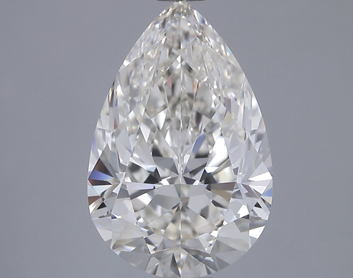 3.51 carat I-VS1 Natūralus Pear Deimantas (1)