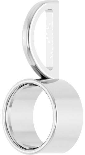 Sterling Silver 6 mm Round Solitaire Charm Pendant Mounting (2)