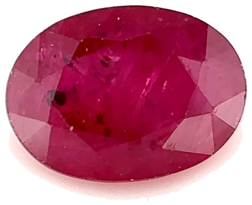 1.14 carat RED Oval Rubinas (1)