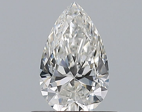 0.51 carat F-VS1 Natūralus Pear Deimantas (1)