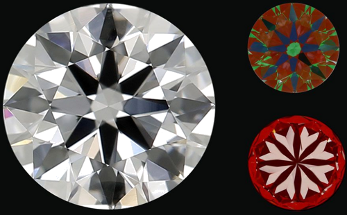 0.55 carat G-VS2 Excellent cut Natūralus Round Deimantas (1)
