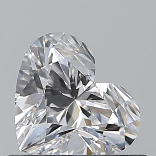 0.51 carat E-VS2 Natūralus Heart Deimantas (1)