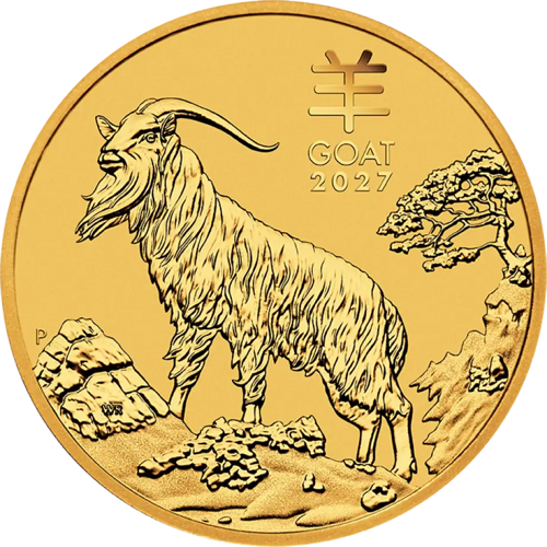 1 oz Year of the Goat 2027 (Lunar III) Australian Gold Coin (1)