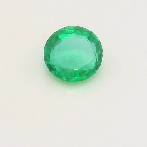 0.33 carat GREEN Round Smaragdas (1)