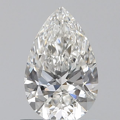 0.6 carat H-VS2 Natūralus Pear Deimantas (1)
