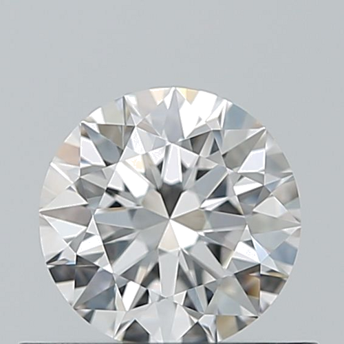 0.51 carat F-VVS1 Excellent cut Natūralus Round Deimantas (1)