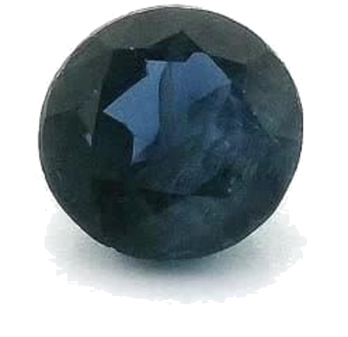 0.58 carat BLUE Round Safyras (1)