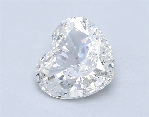 1.51 carat G-SI1 Natūralus Heart Deimantas (1)