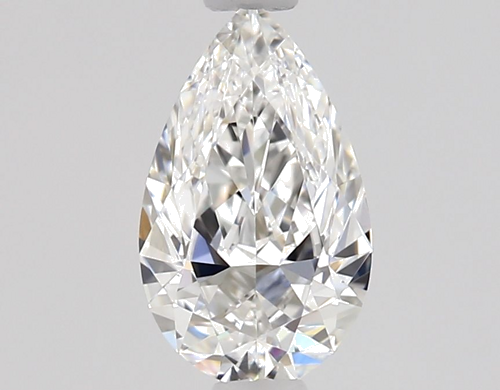 0.53 carat E-VVS1 Natūralus Pear Deimantas (1)