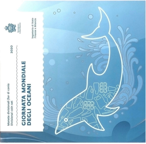 2020 San Marino Euro coin set with 5 euro silver coin (2)