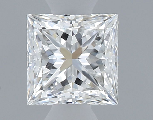 0.33 carat E-VVS2 Natūralus Princess Deimantas (1)