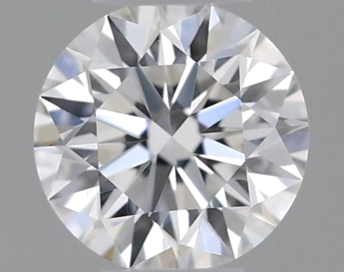 0.19 carat F-VVS2 Excellent cut Natūralus Round Deimantas (1)
