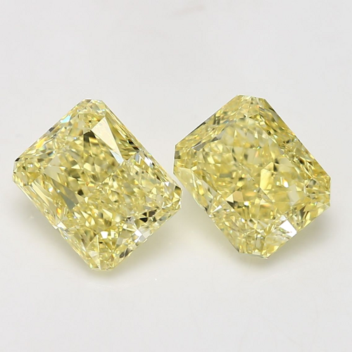 3.34 carat Yellow-VVS2 Natūralus Radiant Deimantas (1)