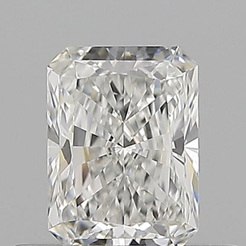 0.52 carat F-VVS2 Natūralus Radiant Deimantas (1)