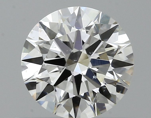 0.51 carat F-SI2 Excellent cut Natūralus Round Deimantas (1)