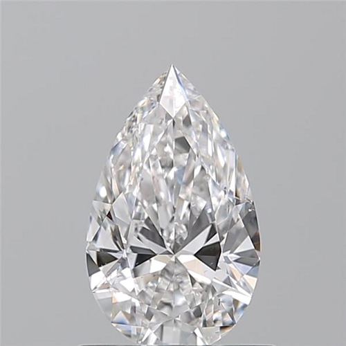 0.7 carat E-SI1 Natūralus Pear Deimantas (1)
