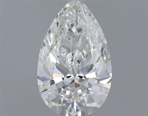 0.53 carat G-VVS2 Natūralus Pear Deimantas (1)
