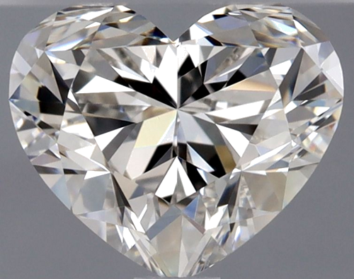 1.01 carat H-VVS2 Natūralus Heart Deimantas (1)