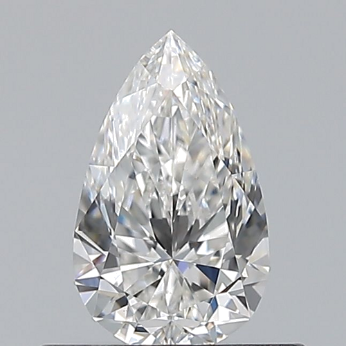 0.5 carat F-VS1 Natūralus Pear Deimantas (1)