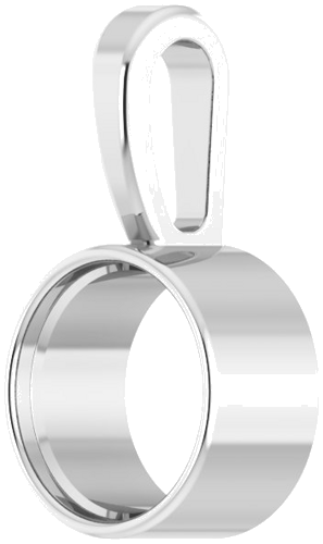 Pakabukas „Bezel-Set Solitaire“ 925 Sidabro Round 5mm (2)