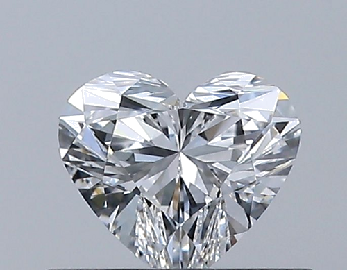 0.37 carat E-VVS1 Natūralus Heart Deimantas (1)