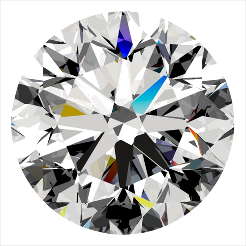 0.5 carat G-VS2 Very Good cut Natūralus Round Deimantas (1)