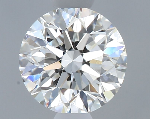 0.5 carat F-VVS2 Excellent cut Natūralus Round Deimantas (1)