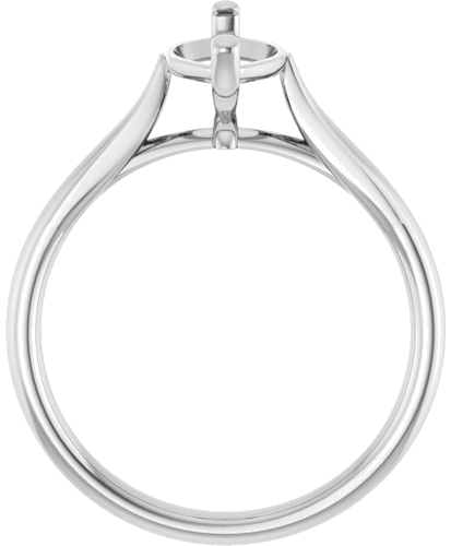 Sužadėtuvių Žiedas 14k white gold Marquise 12mm x 6mm (2)