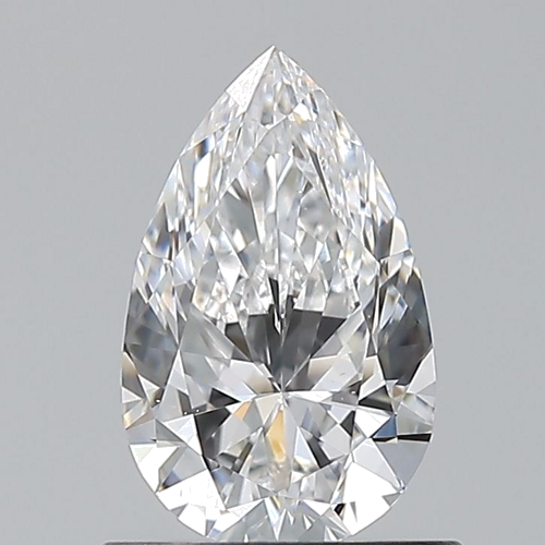 0.8 carat D-VS2 Natūralus Pear Deimantas (1)
