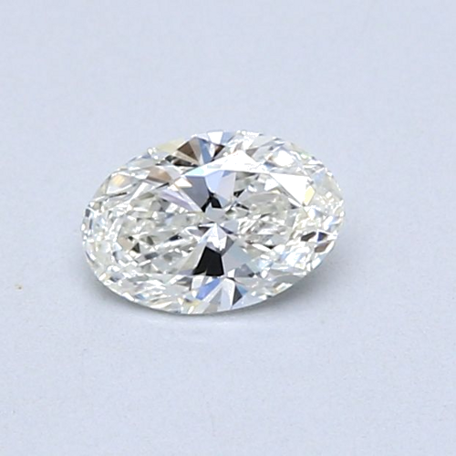 0.4 carat H-VS1 Natūralus Oval Deimantas (1)