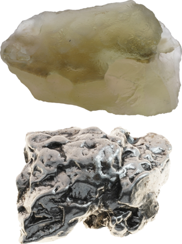 Meteoritas Campo del Cielo - Su Libijos stiklu (1)