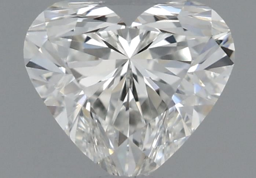 0.38 carat H-VVS2 Natūralus Heart Deimantas (1)