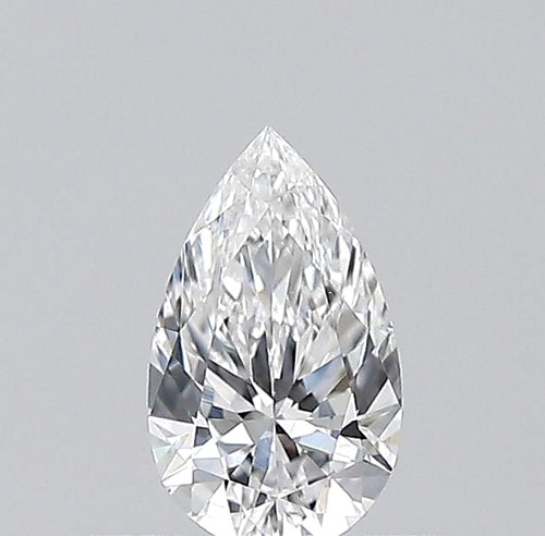 0.32 carat D-VS2 Natūralus Pear Deimantas (1)
