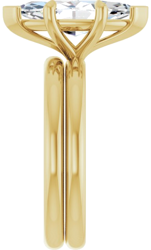 Sužadėtuvių Žiedas „Claw-Prong Solitaire“ 14k yellow gold Marquise 14mm x 7mm (9)
