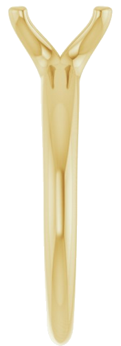 Sužadėtuvių Žiedas „Solitaire“ 14k yellow gold Square 6.5mm (4)