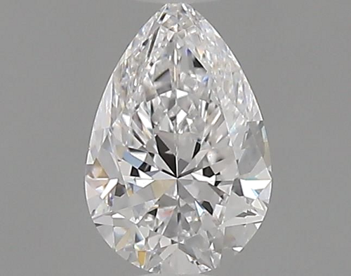 0.6 carat D-VS1 Natūralus Pear Deimantas (1)