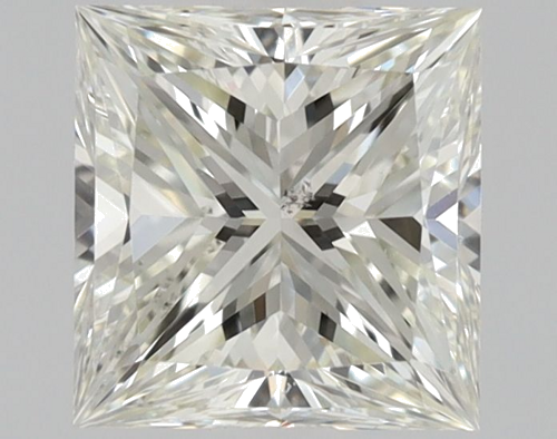 0.71 carat J-SI1 Natūralus Princess Deimantas (1)