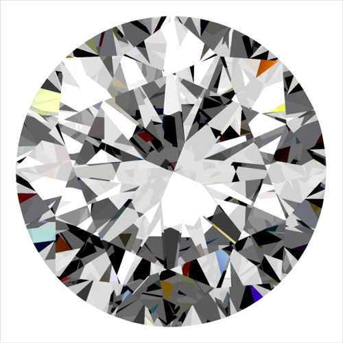 0.3 carat G-VS2 Very Good cut Natūralus Round Deimantas (1)