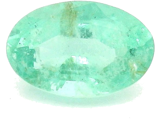 0.5 carat GREEN Oval Smaragdas (1)